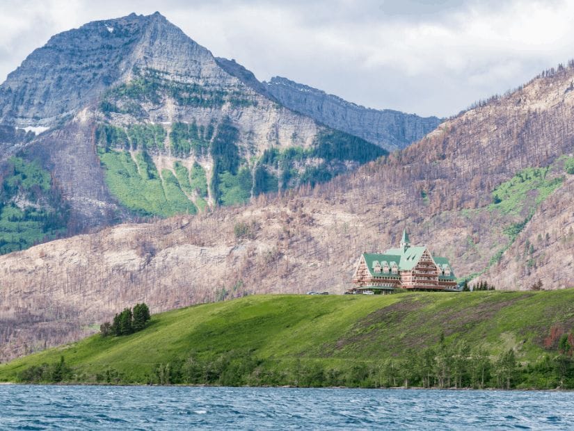 The Prince of Wales Hotel National Historic Site in Alberta's Waterton Lakes National Park, Canada