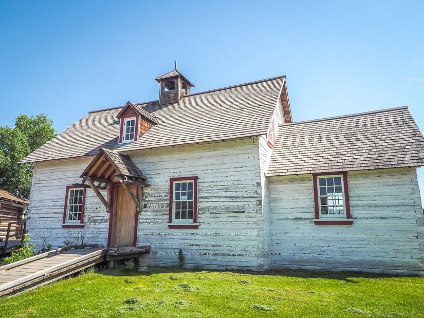 Old Catholic Mission at Heritage Village, one of the most popular places to visit in Fort McMurray