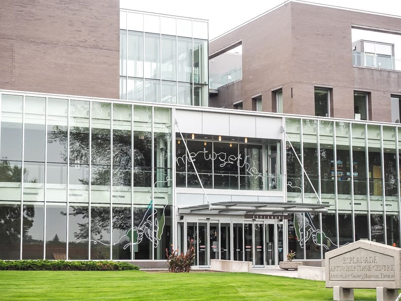 Exterior of the Esplanade building, an arts center and venue in Medicine Hat