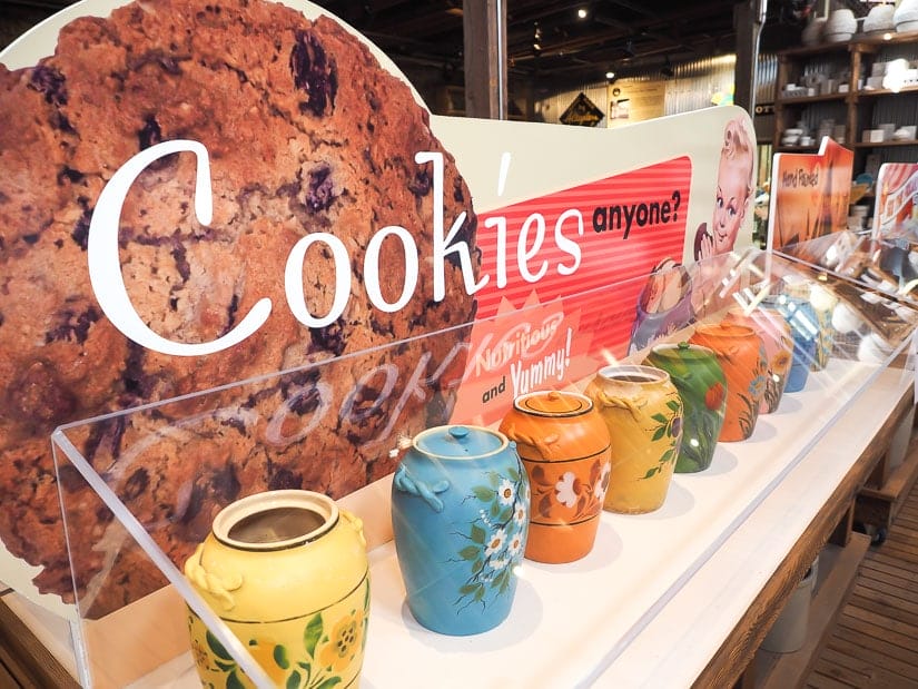 Cookie pots on display at Medalta historic site