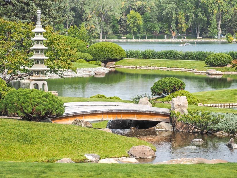 Ponds at Nikka Yuko Japanese Garden in Lethbridge