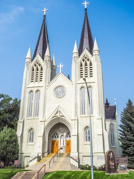 Saint Patricks Roman Catholic Church, a national historic site in Medicine Hat, Alberta
