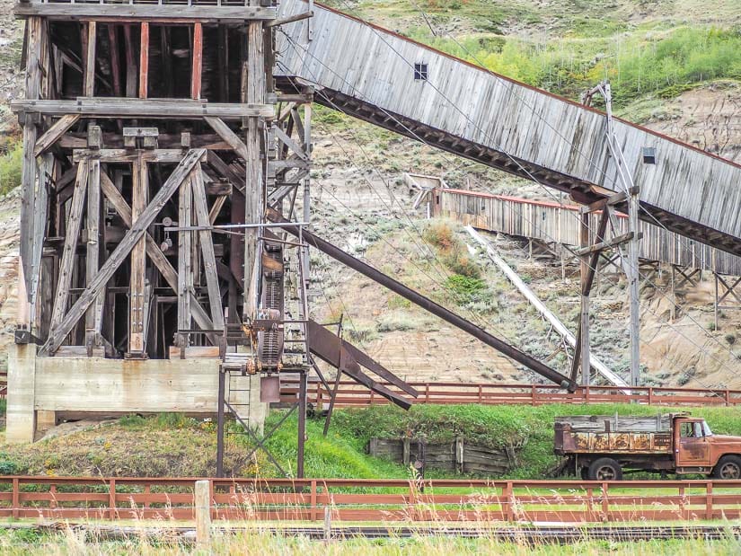 Exterior of Atlas Coal Mine just south of Drumheller