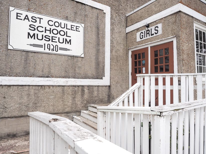 East Coulee School Museum, one of the historic sights in Drumheller