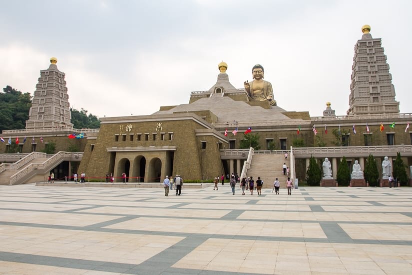The Main Hall at Taiwan Fo Guang Shan Buddha Museum