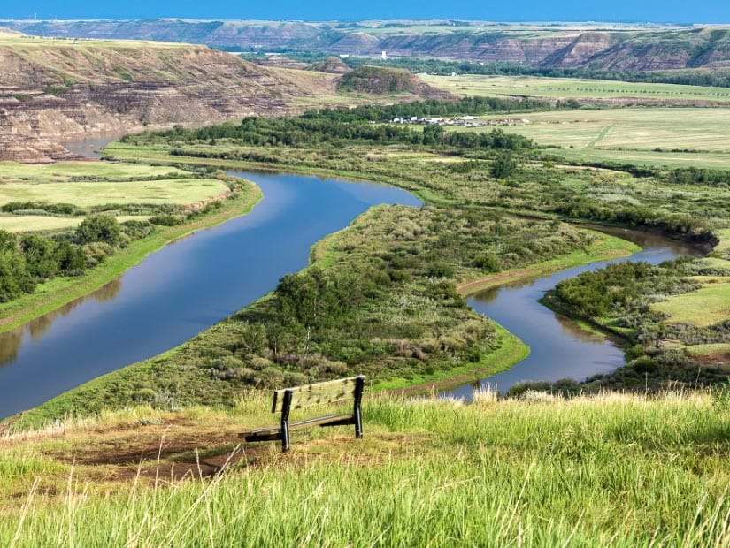 View from Orkney Viewpoint, Drumheller