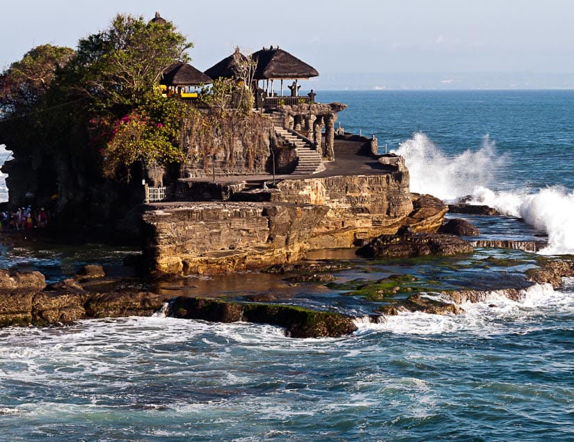 Pura Tanah Lot, the famous coastal temple of Bali, Indonesia