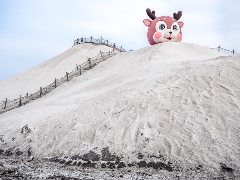 Qigu Salt Mountain (Cigu Salt Mountain) in Tainan, southern Taiwan