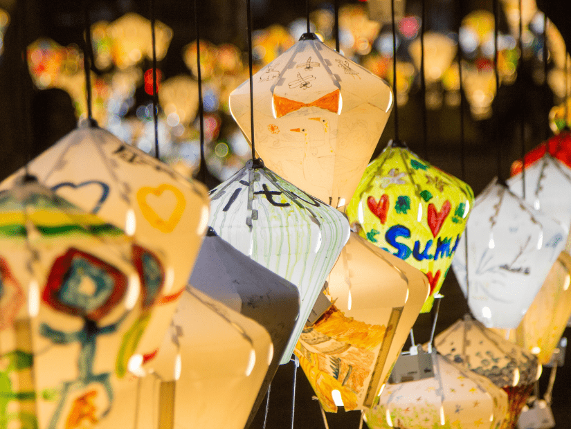 Lanterns at Tiehua Village in Taitung City