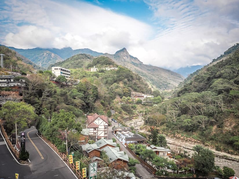Taian Hot Spring village in Miaoli, Taiwan