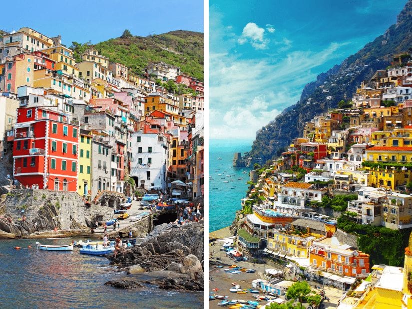 Cinque Terre Vs. Amalfi Coast