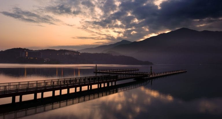 View of Sun Moon Lake, a necessary stop on any Taiwan itinerary