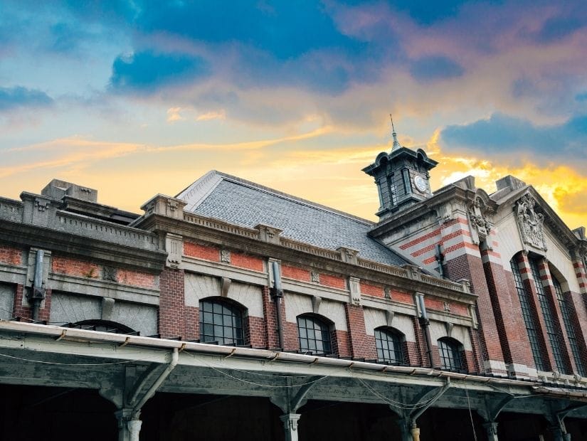 The main train station in Taichung