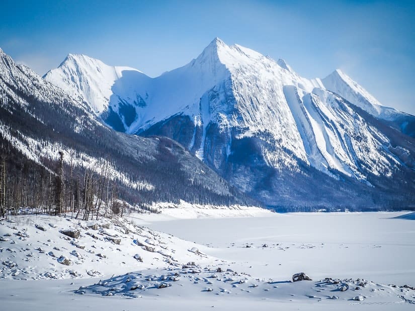 View of Medicine Lake in winter