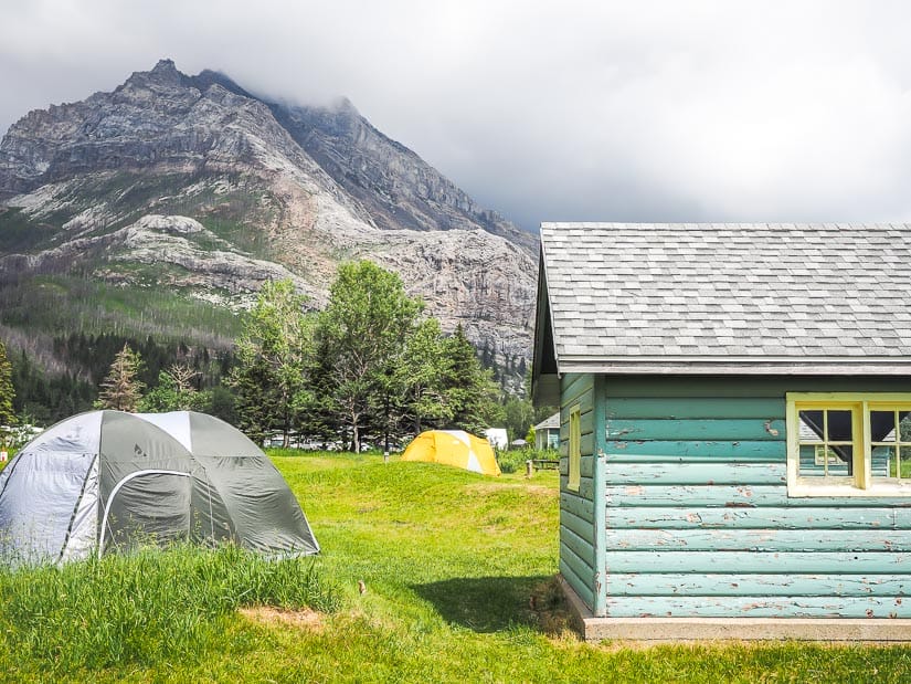 Townsite campground in Waterton Lakes National Park