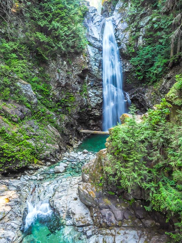 Cascade Falls, a beautiful waterfall within easy day trip from Abbotsford