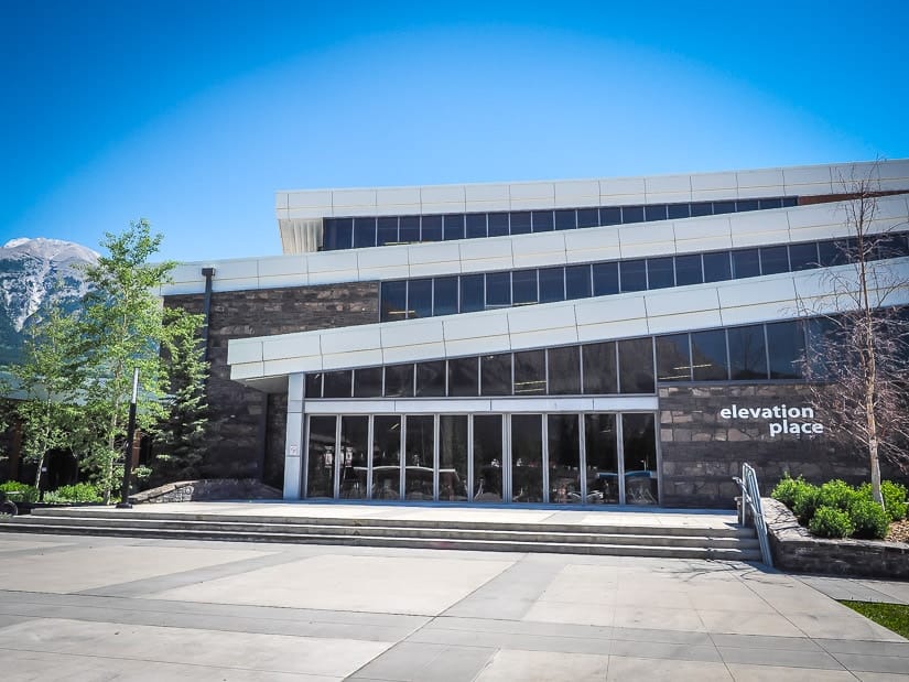 Elevation Place, the main recreation centre in Canmore