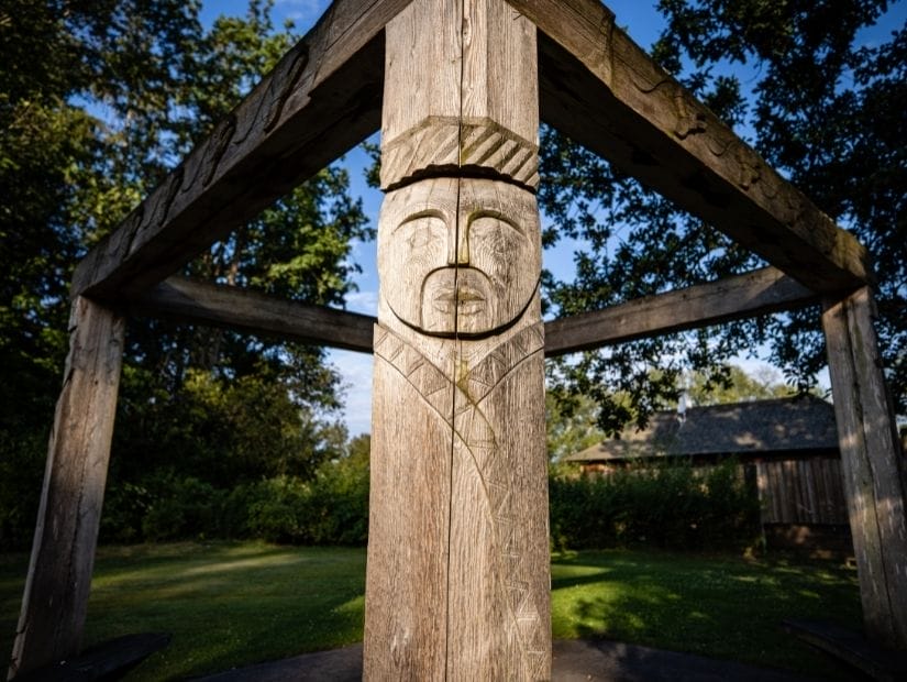 Fort Langley National Historic Site indigenous artwork