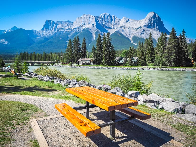 Riverside Park on the Higashikawa Friendship Trail in Canmore