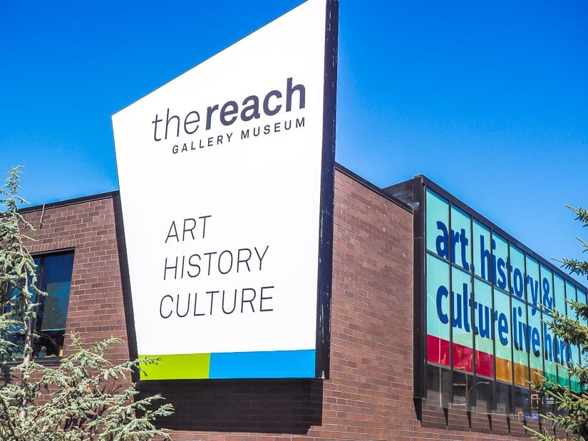 Exterior of The Reach Gallery Museum, the main museum in Abbotsford BCl