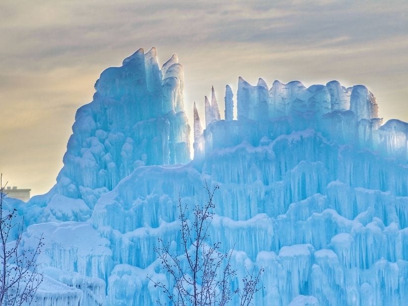 Ice Castle in Hawrelak Park, Edmonton