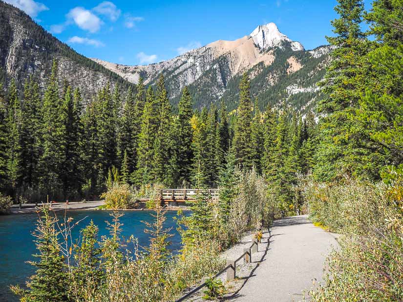 Accesible walking trail at Mount Lorette Ponds