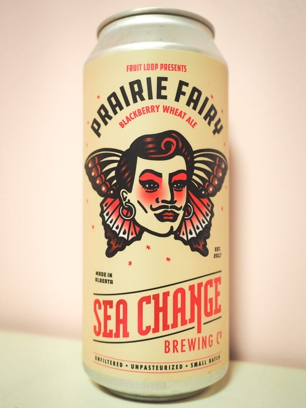 A can of Prairie Fairy beer from Sea Change, a brewery in Edmonton