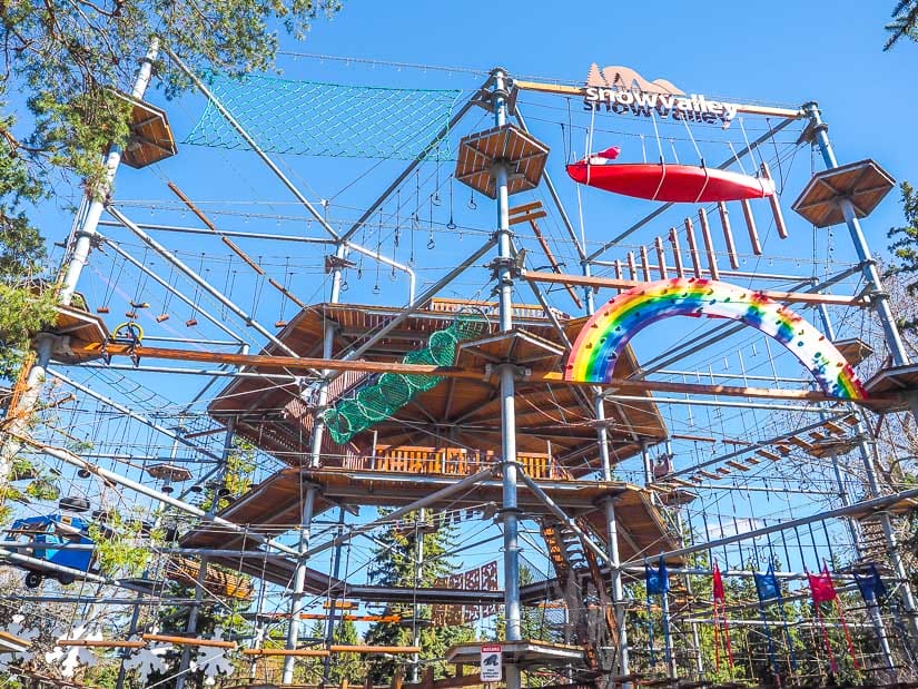 Aerial Park at Snow Valley Campground, a campground in Edmonton