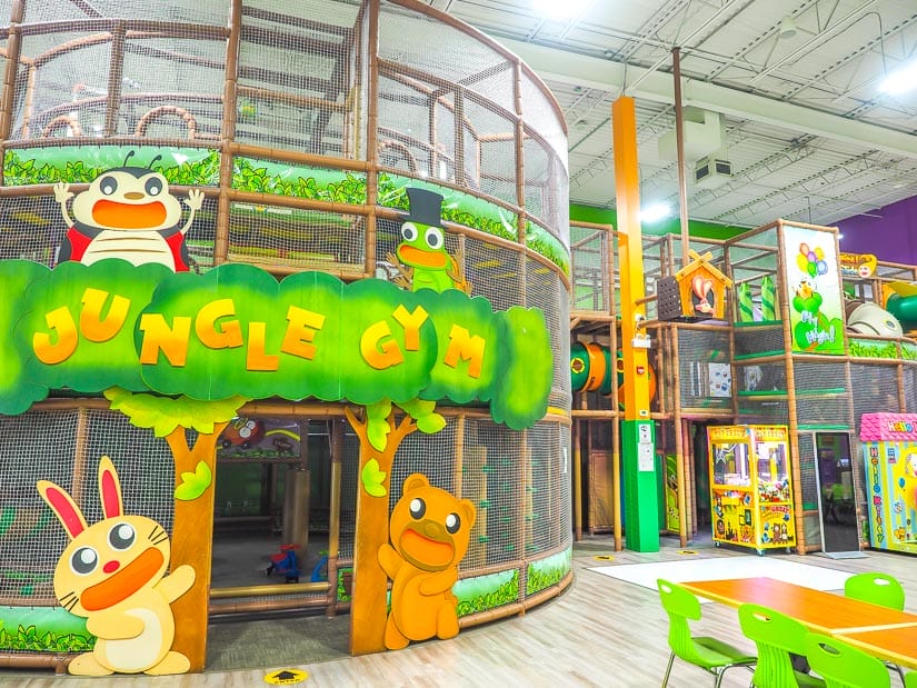 Interior of Treehouse, an indoor playcentre in Edmonton