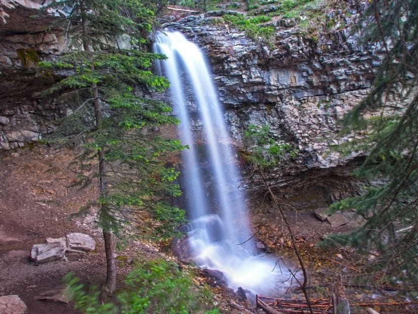 Troll Falls, one of the most popular Kananaskis attractions