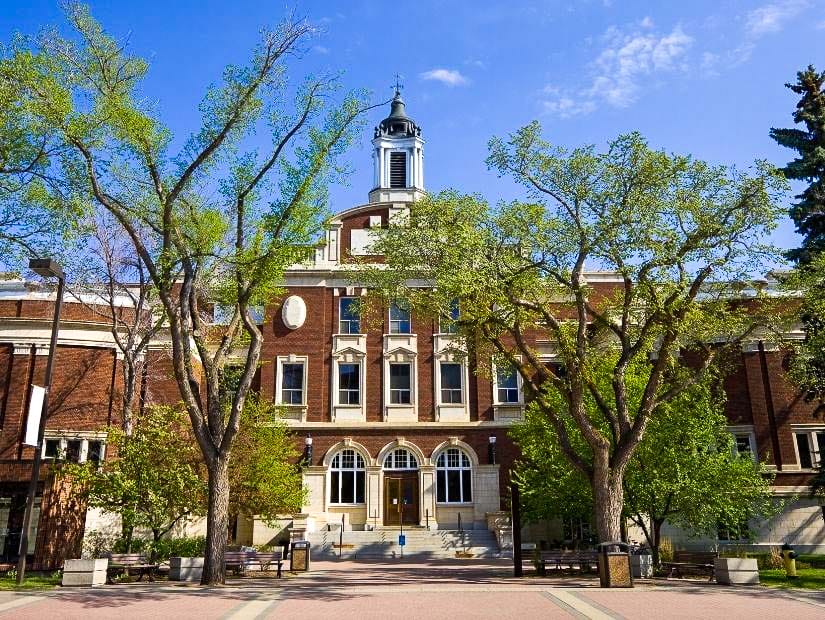 An old building at University of Alberta