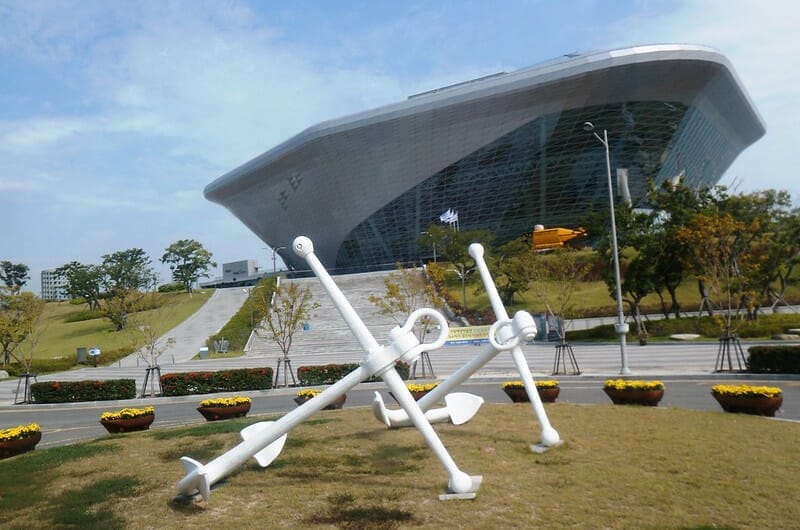 Exterior of the Busan National Maritime Museum