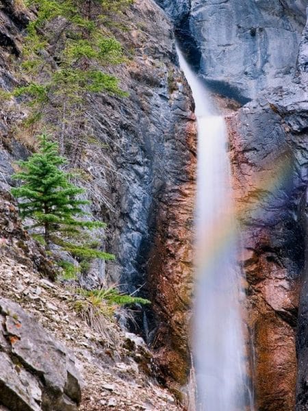 Silverton Falls in Banff National Park