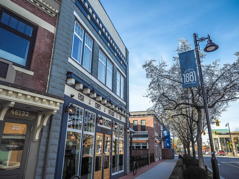 Buildings in downtown Chilliwack