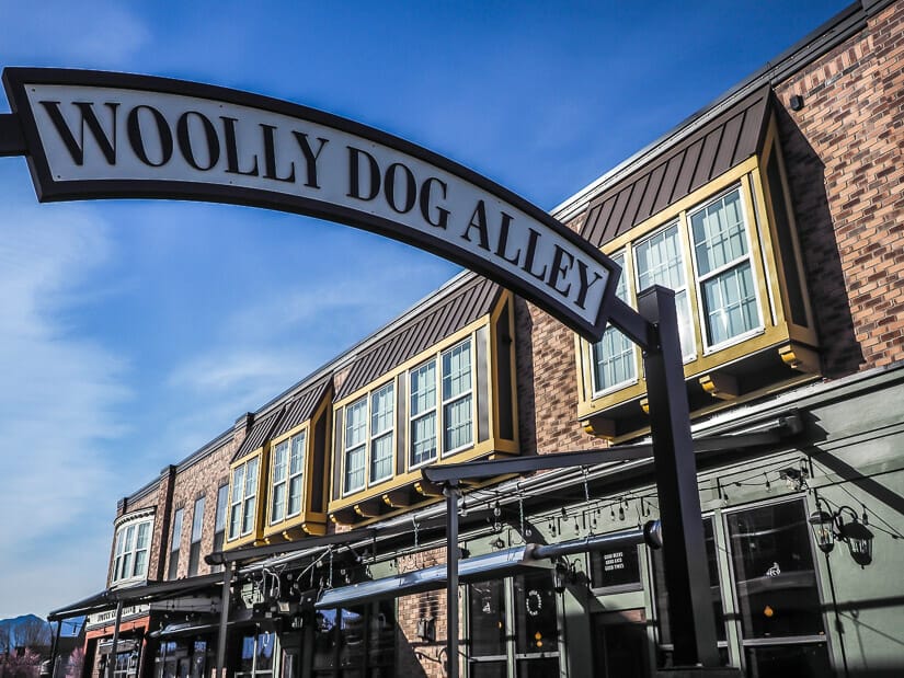Wooly Dog Alley in District 1881 Chilliwack