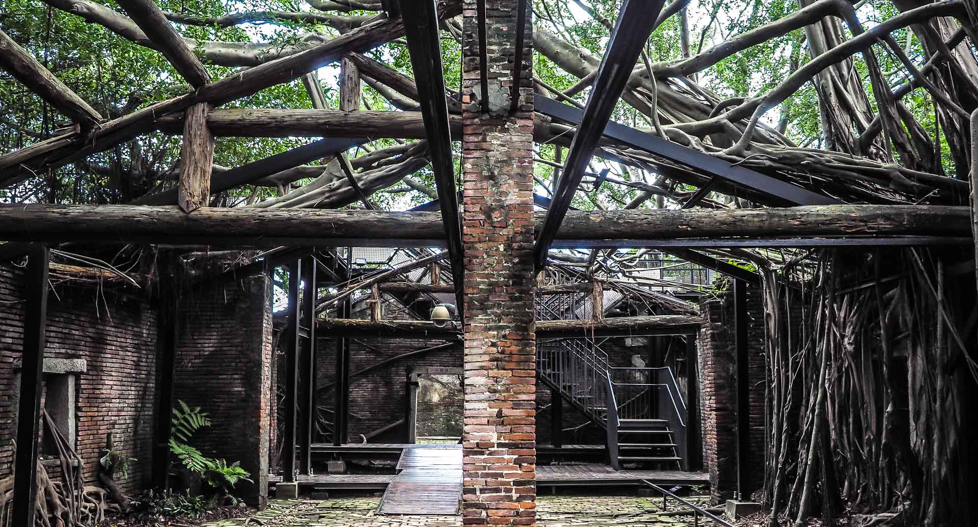Interior of Tainan Tree House in Anping