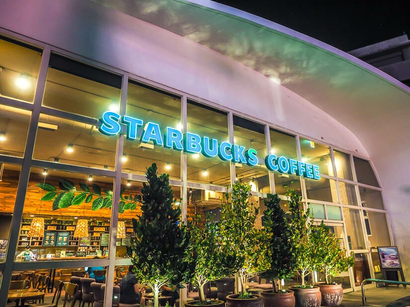 Exterior of the Starbucks branch in Lukang, Taiwan