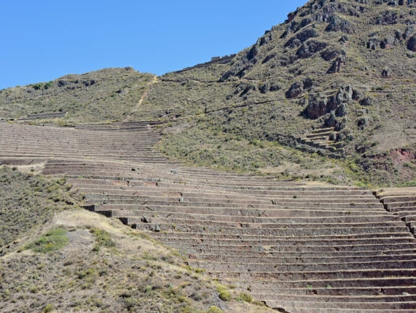 Terraces at Pisac ruins