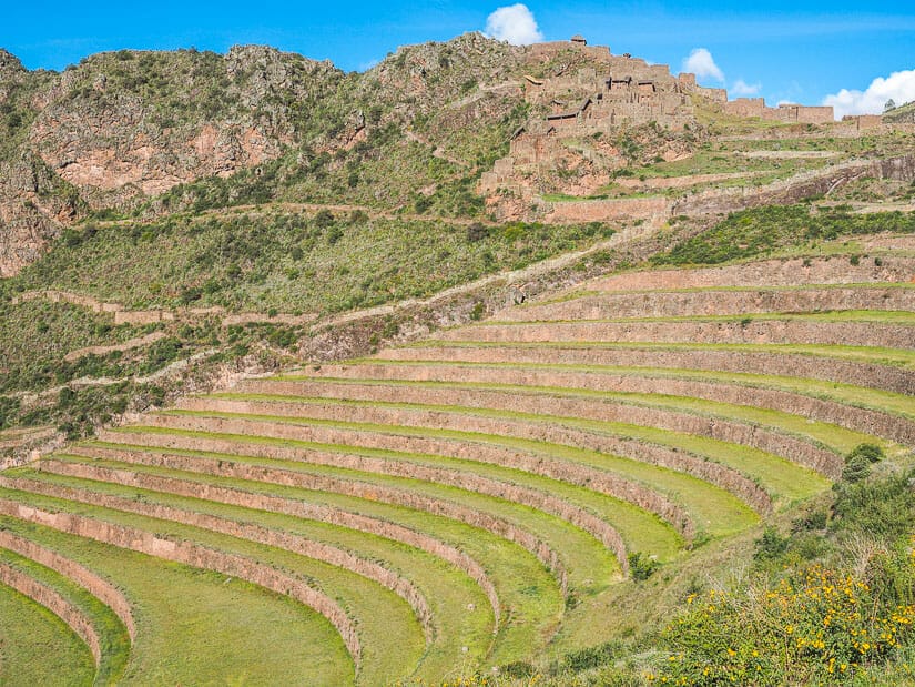 Terraces at Pisac ruins