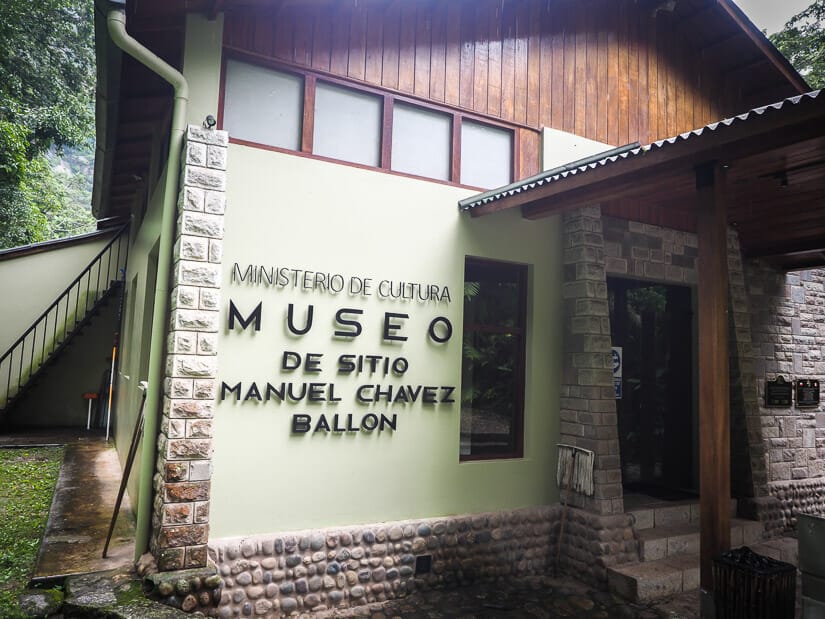 Exterior of Manuel Chávez Ballón Site Museum