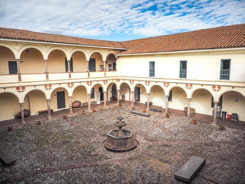 Internal Courtyard of the Inka Museum in Cusco